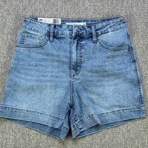 Rebecca‎ Minkoff 90s Short High Rise Relaxed Fit Light Wash Denim Size 4 NWT